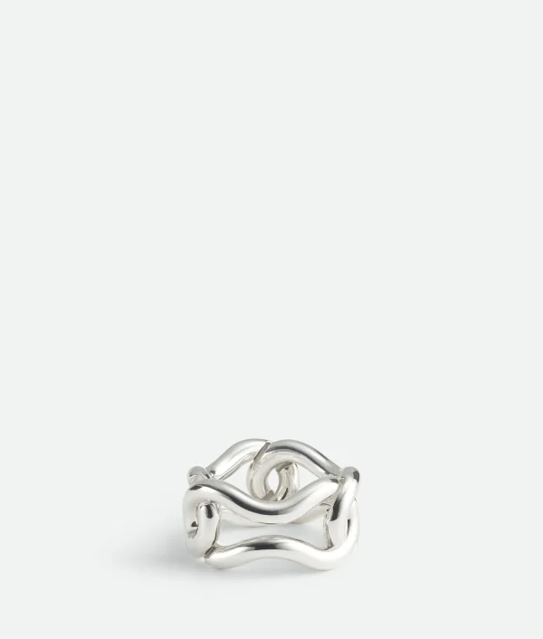 Bottega Veneta Nest Chain Ring>Women Rings