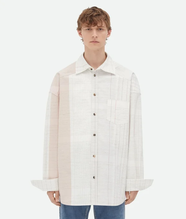Bottega Veneta Notebook Cotton Shirt> Shirts