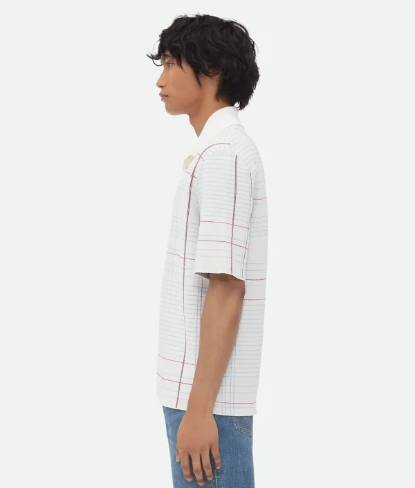 Bottega Veneta Notebook Viscose Jacquard T-Shirt> T-Shirts