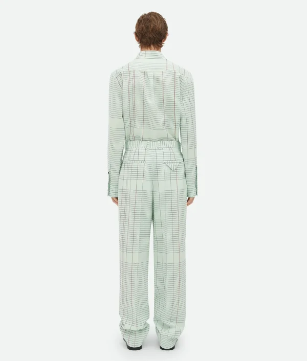 Bottega Veneta Notebook Wool Twill Trousers> Trousers And Shorts