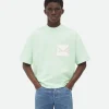 Bottega Veneta Pima Cotton Jersey Oversized T-Shirt> T-Shirts