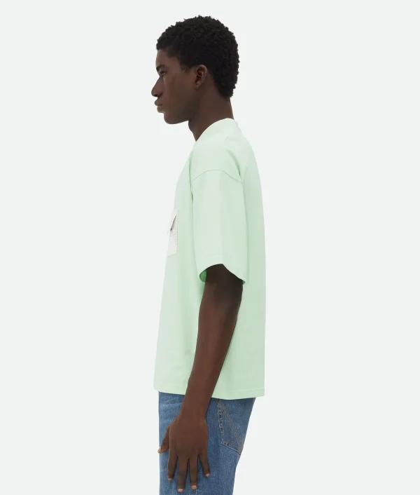 Bottega Veneta Pima Cotton Jersey Oversized T-Shirt> T-Shirts