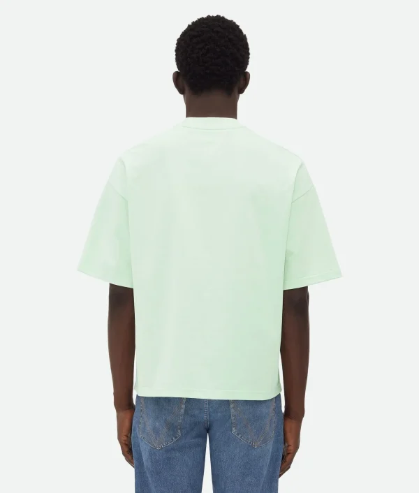 Bottega Veneta Pima Cotton Jersey Oversized T-Shirt> T-Shirts