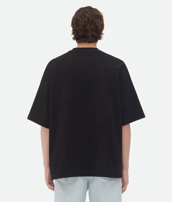Bottega Veneta Pima Cotton Jersey Oversized T-Shirt> T-Shirts