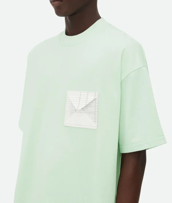 Bottega Veneta Pima Cotton Jersey Oversized T-Shirt> T-Shirts