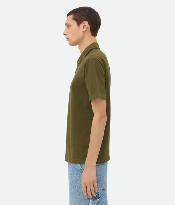 Bottega Veneta Pima Cotton Jersey Polo> Polos