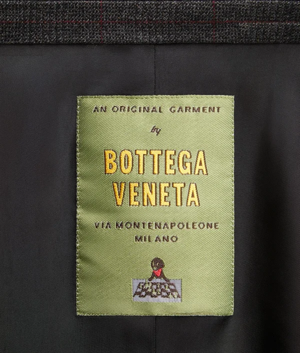 Bottega Veneta Prince Of Wales Wool Jacket With Label>Women Jackets