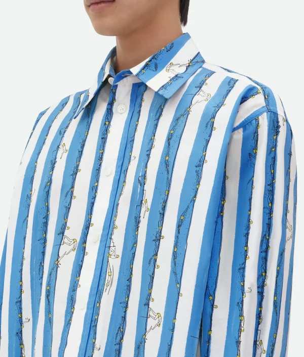 Bottega Veneta Printed Cotton Shirt> Shirts