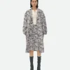 Bottega Veneta Printed Leather Chevron Coat>Women Leather | Coats