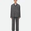 Bottega Veneta Printed Leather Flannel Jacket> Leather | Jackets