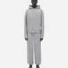 Bottega Veneta Printed Leather Jersey Hoodie> Leather