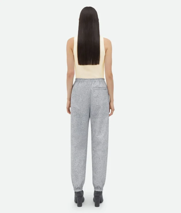 Bottega Veneta Printed Leather Jersey Jogger Trousers>Women Leather