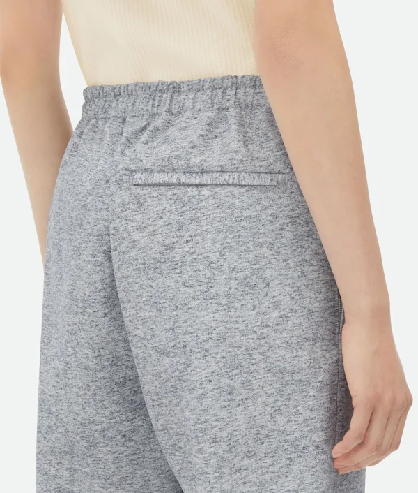 Bottega Veneta Printed Leather Jersey Jogger Trousers>Women Leather