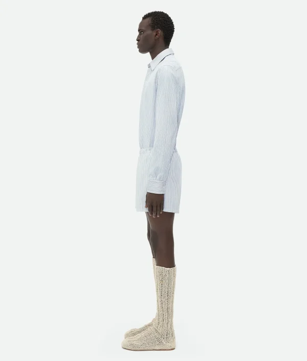 Bottega Veneta Printed Leather Shorts> Leather | Trousers And Shorts