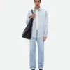Bottega Veneta Relaxed Fit Printed Leather Shirt> Shirts | Leather
