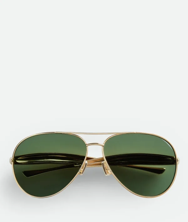Bottega Veneta Sardine Aviator Sunglasses>Women Sunglasses | Sunglasses