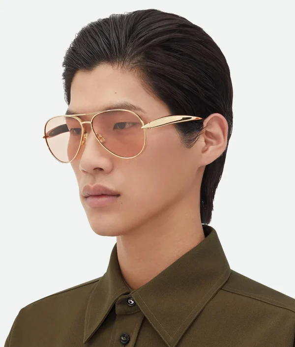 Bottega Veneta Sardine Aviator Sunglasses>Women Sunglasses | Sunglasses