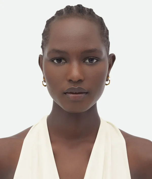 Bottega Veneta Sardine Hoop Earrings>Women Earrings