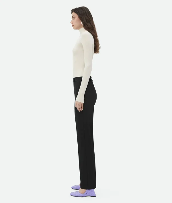 Bottega Veneta Sartorial Wool Slim Leg Pants>Women Trousers And Shorts