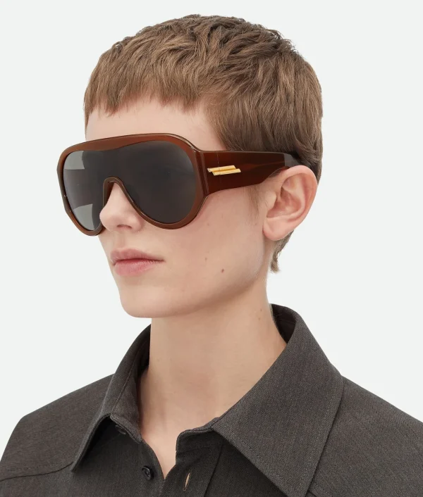 Bottega Veneta Scudo Shield Sunglasses>Women Sunglasses | Sunglasses