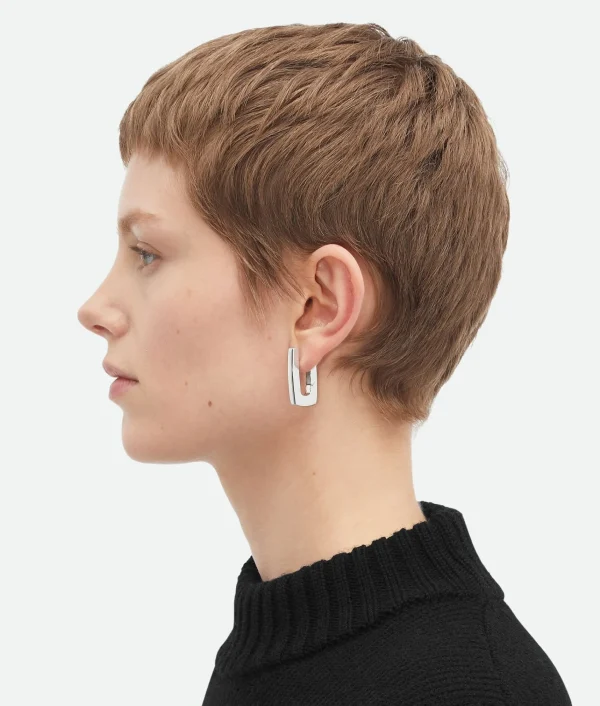 Bottega Veneta Shape Hoop Earrings>Women Earrings