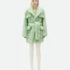Bottega Veneta Shearling Belted Coat>Women Coats
