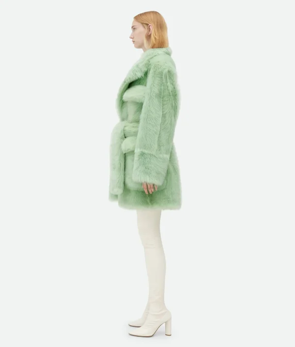 Bottega Veneta Shearling Belted Coat>Women Coats