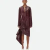 Bottega Veneta Shiny Leather Dress With Knot Detail>Women Leather | Dresses