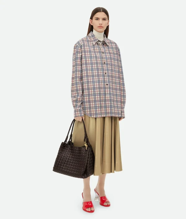 Bottega Veneta Shiny Leather Skirt>Women Skirts | Leather