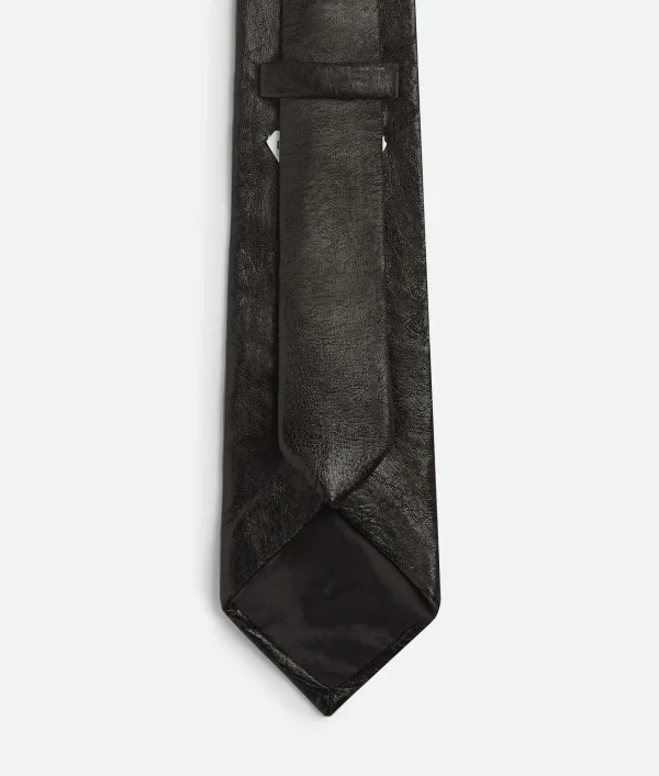 Bottega Veneta Shiny Leather Tie> Scarves And Ties