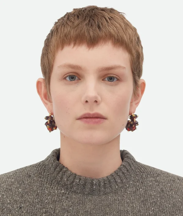 Bottega Veneta Slice Glass Earrings>Women Earrings
