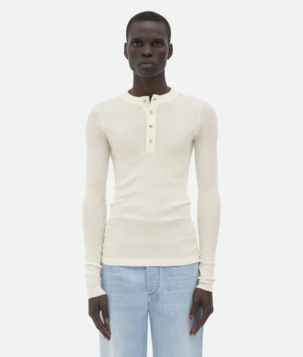Bottega Veneta Slim Fit Light Cotton Jumper> Knitwear