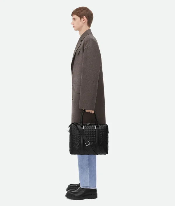 Bottega Veneta Slim Intrecciato Briefcase> Briefcase