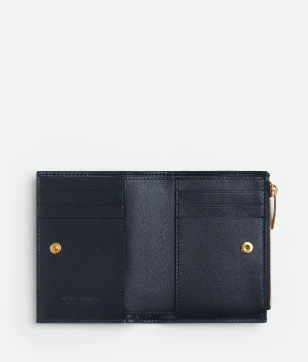 Bottega Veneta Small Cassette Bi-Fold Zip Wallet>Women Small Wallets