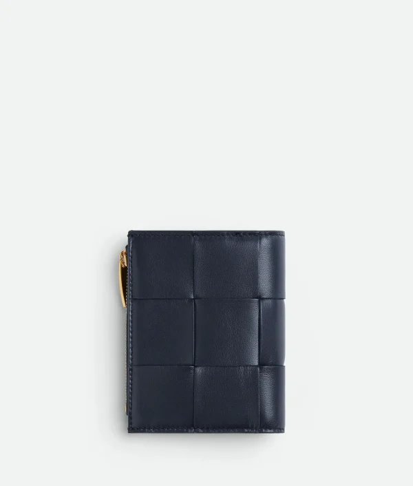 Bottega Veneta Small Cassette Bi-Fold Zip Wallet>Women Small Wallets