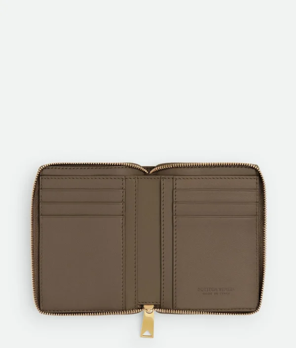 Bottega Veneta Small Cassette Compact Zip Around Wallet>Women Small Wallets