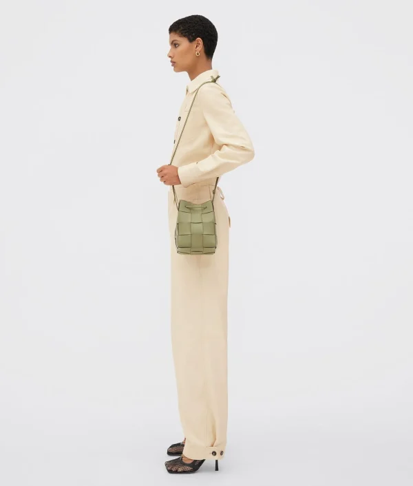 Bottega Veneta Small Cassette Cross-Body Bucket>Women Mini