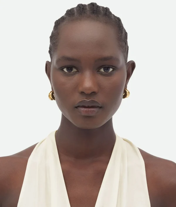 Bottega Veneta Small H Beam Earrings>Women Earrings