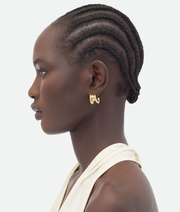 Bottega Veneta Small H Beam Earrings>Women Earrings