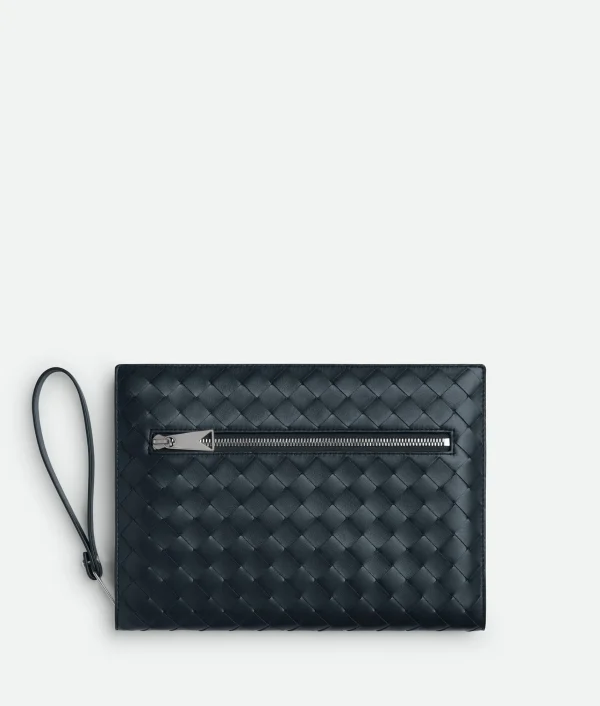 Bottega Veneta Small Intrecciato Document Case With Wristlet> Document Case