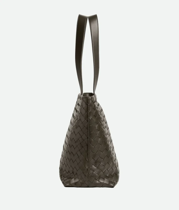 Bottega Veneta Small Intrecciato Zipped Tote> Shopper