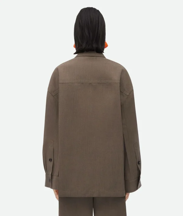 Bottega Veneta Soft Wool Twill Jacket>Women Jackets