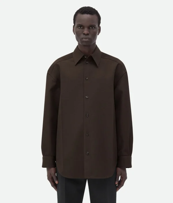 Bottega Veneta Soft Wool Twill Shirt> Shirts