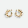Bottega Veneta Sphere Hoop Earrings>Women Earrings