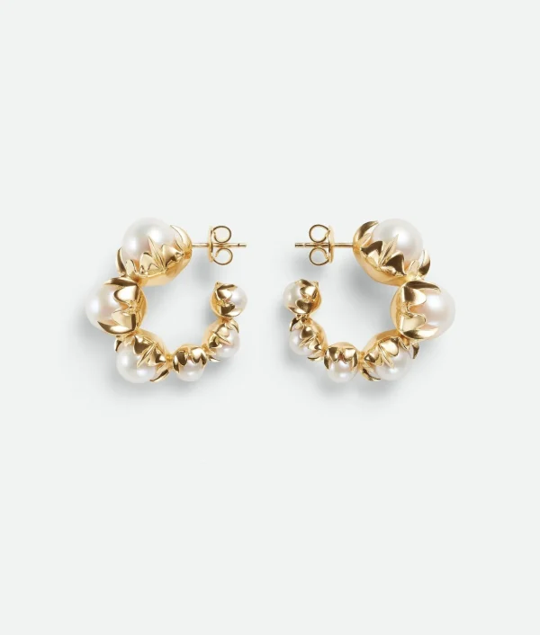 Bottega Veneta Sphere Hoop Earrings>Women Earrings