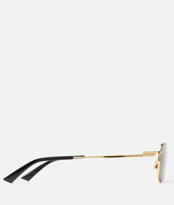 Bottega Veneta Split Rectangular Sunglasses> Sunglasses