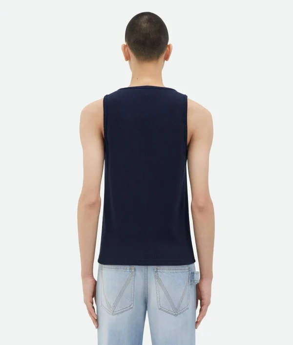 Bottega Veneta Stretch Cotton Ribbed Tank Top> T-Shirts