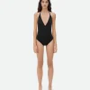 Bottega Veneta Stretch Nylon Halter Neck Swimsuit>Women Swimwear
