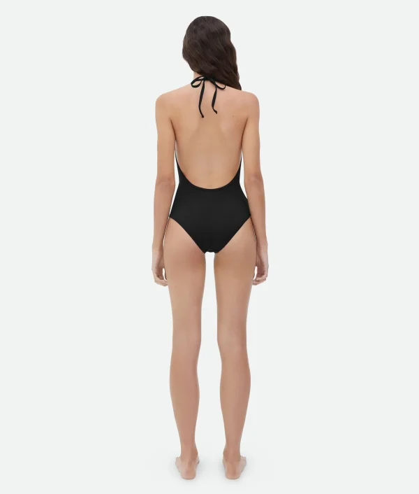Bottega Veneta Stretch Nylon Halter Neck Swimsuit>Women Swimwear