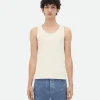 Bottega Veneta Stretch Rib Cotton Tank Top> T-Shirts
